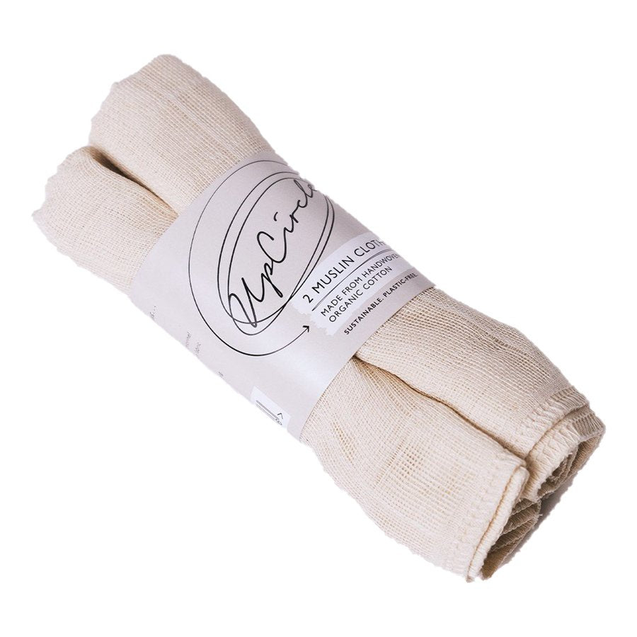 Upcircle organic muslin cloths 2 stk